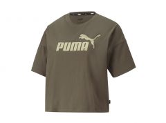Puma Women's Essentials Cropped Logo Tee