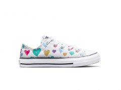 Converse Kids Chuck Taylor Always On Hearts Low Sneakers