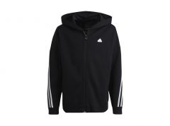 Adidas Women's Future Icons 3-Stripes Full-Zip Hoodie-BLK/WH